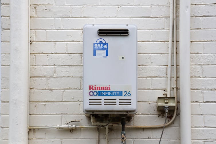 gas hot water system.