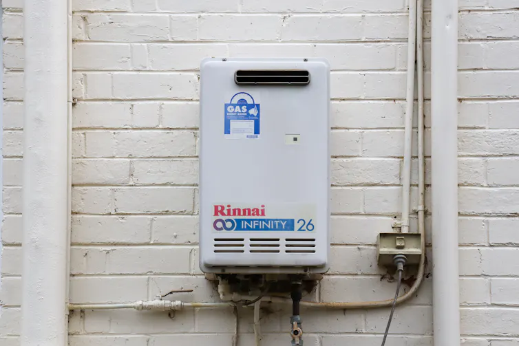 gas hot water system.