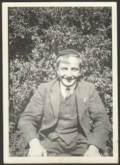 A smiling schoolboy