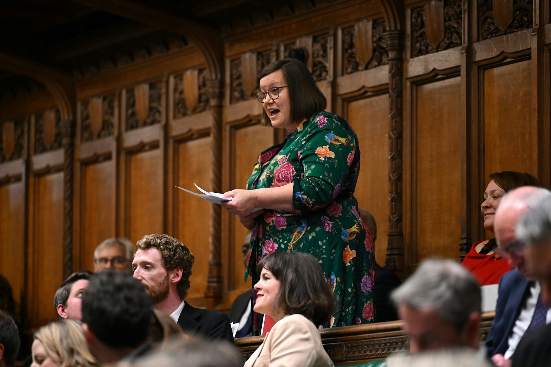 Meg Hillier speaking in parliament