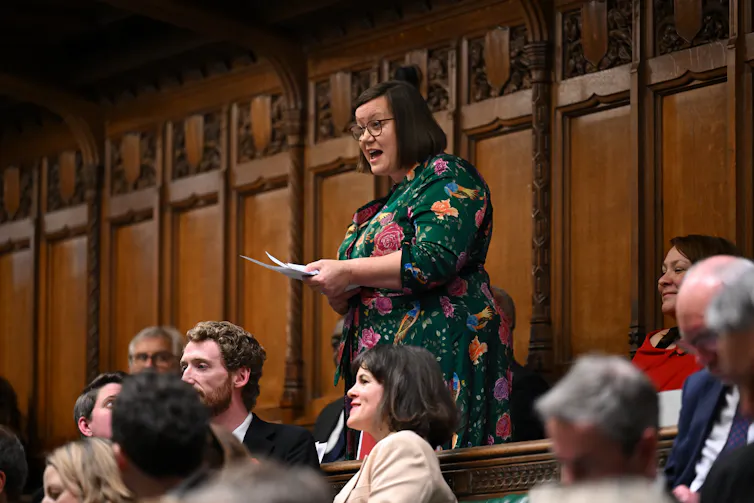 Meg Hillier speaking in parliament
