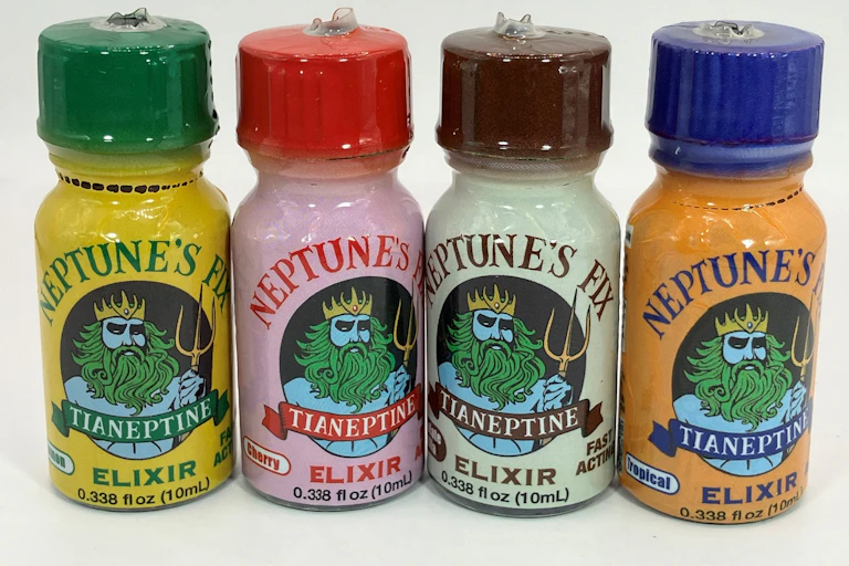 Bottles of 'gas station heroin'.