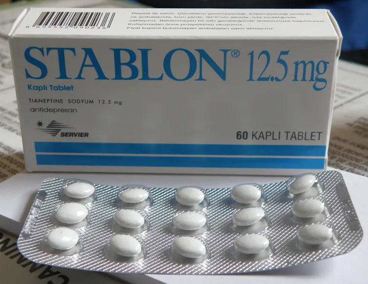 A box of Stablon pills.