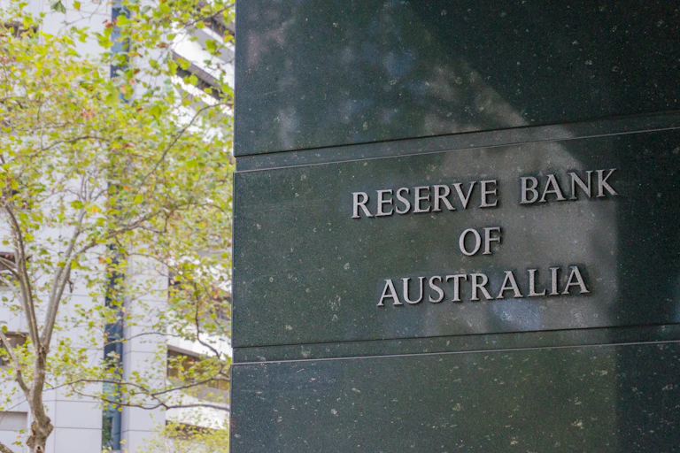 Reserve bank of Australia building in Melbourne CBD, Australia