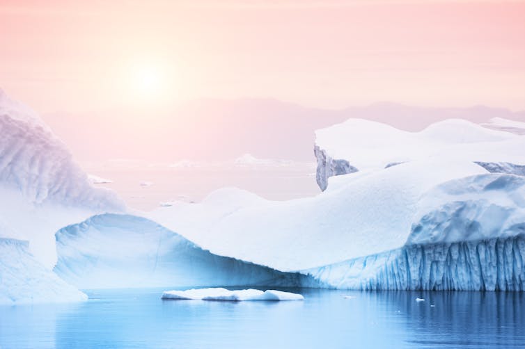 The land keeps a lot more warmth than permits local weather fashions, and that is the reason no longer excellent information 1 Bankuise floats on the ocean; The sun shines in the sky
