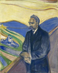 Portrait of Friedrich Nietzsche by Edvard Munch