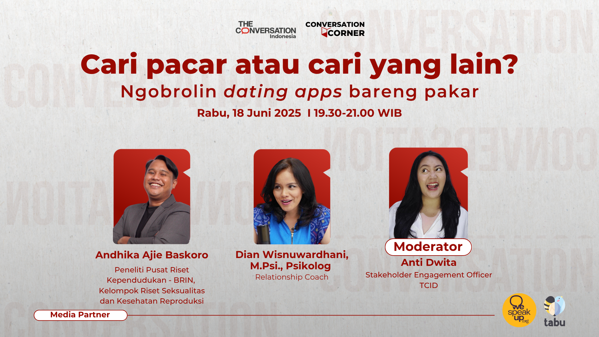 “Cari pacar atau cari yang Lain?”: Panduan bijak para pakar untuk anak muda menelusuri dating apps