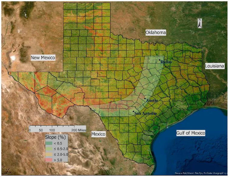 A map shows Flash Flood Alley