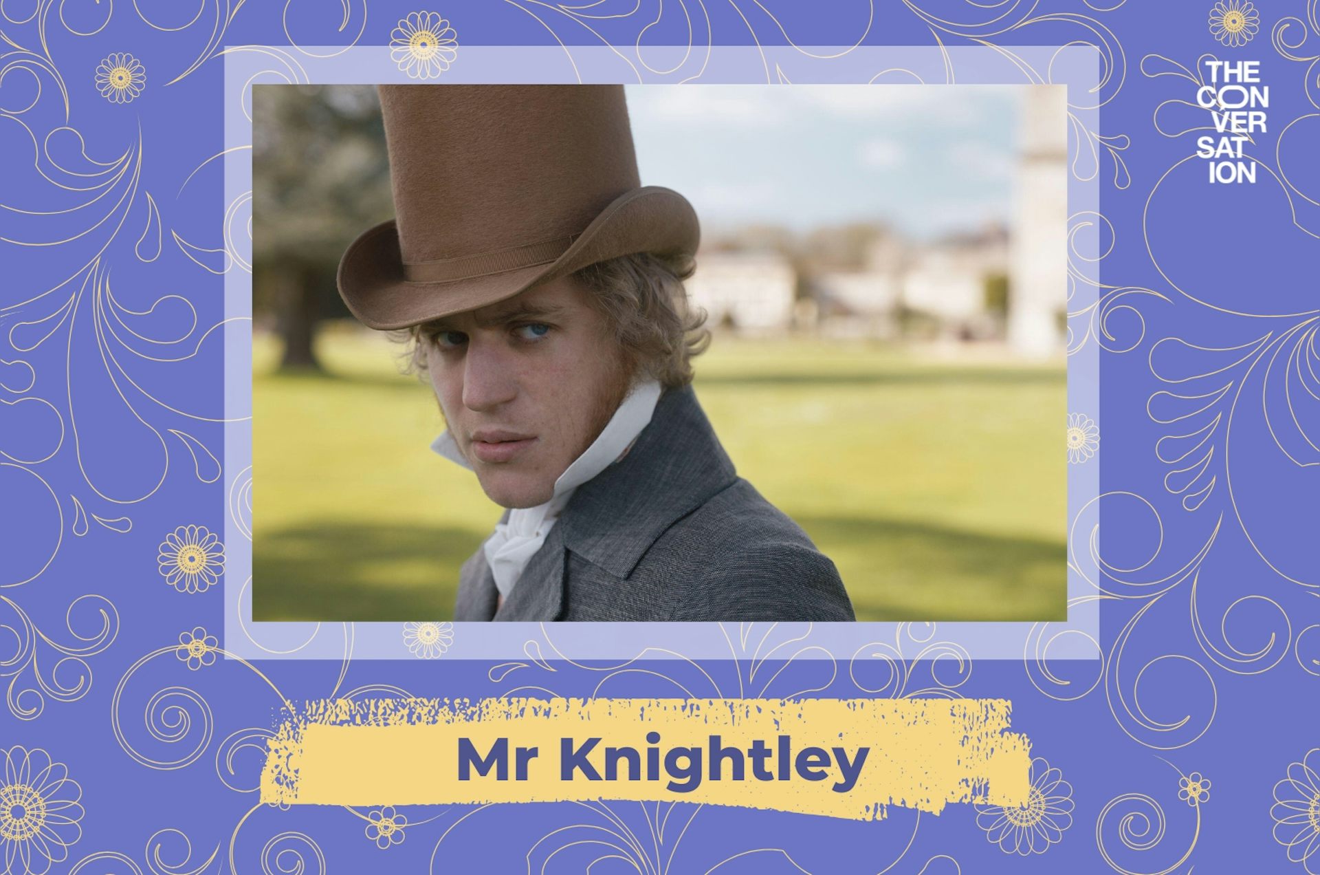 Johnny Flynn in a top hat