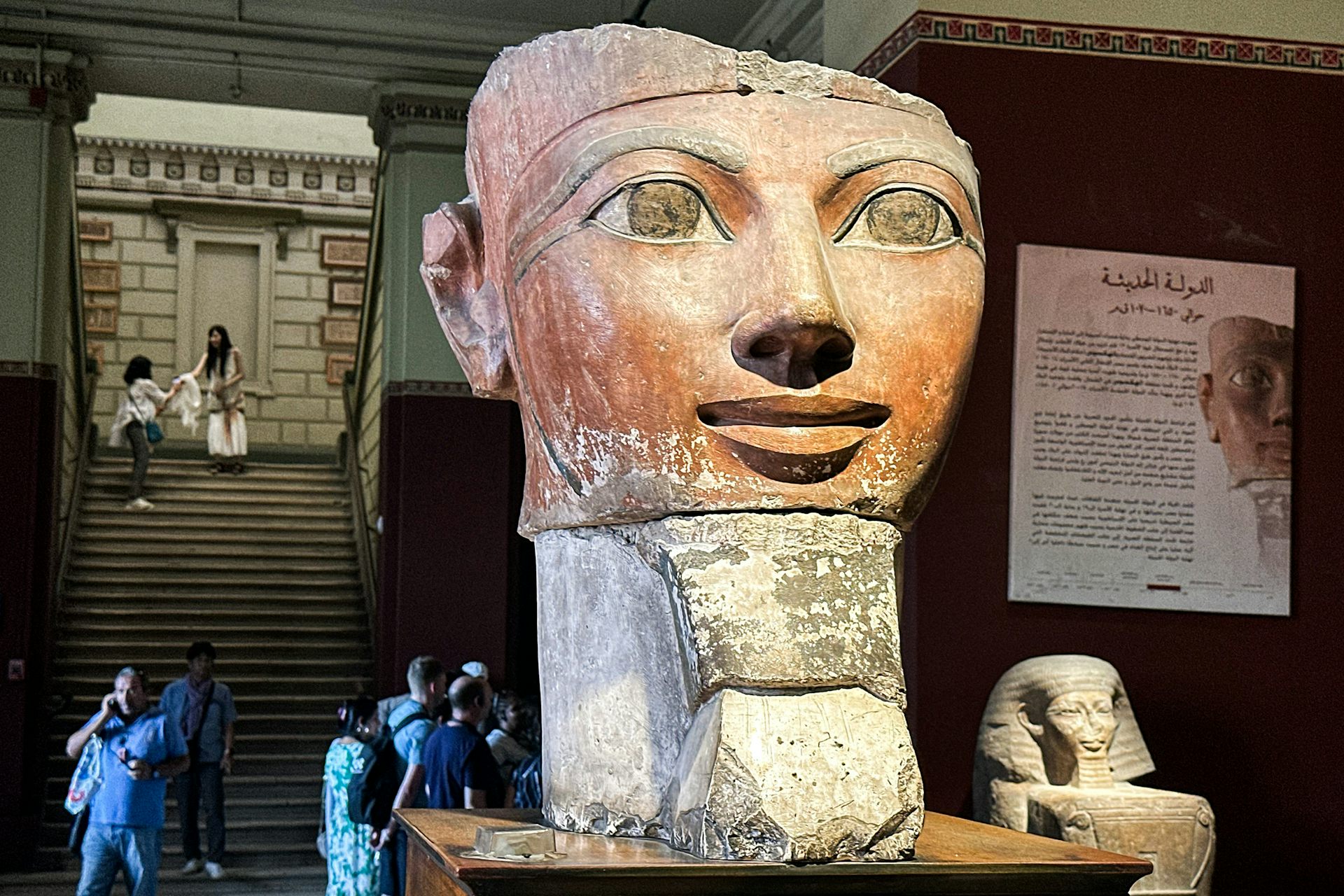 Vintage Égyptienne Queen Cleopatra Statue - Statue de la Reine