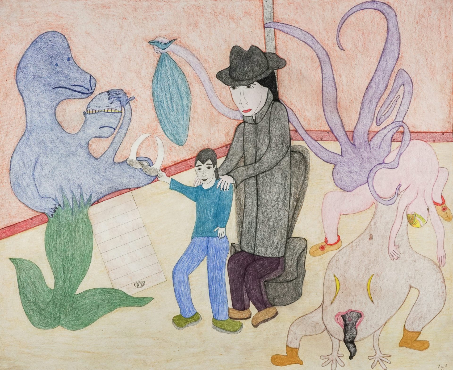 sea creatures at a dentist office