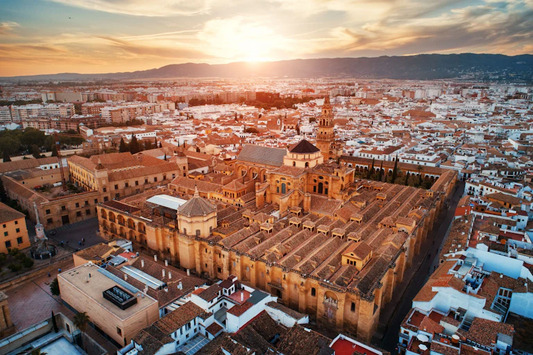 Vista aérea de la Mezquita-Catedral de Córdoba
