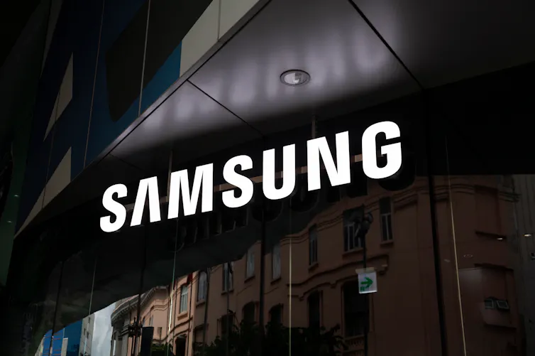 A Samsung sign in Ho Chi Minh City.