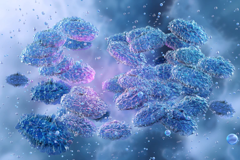 An illustration of the bacterium Yersinia pestis