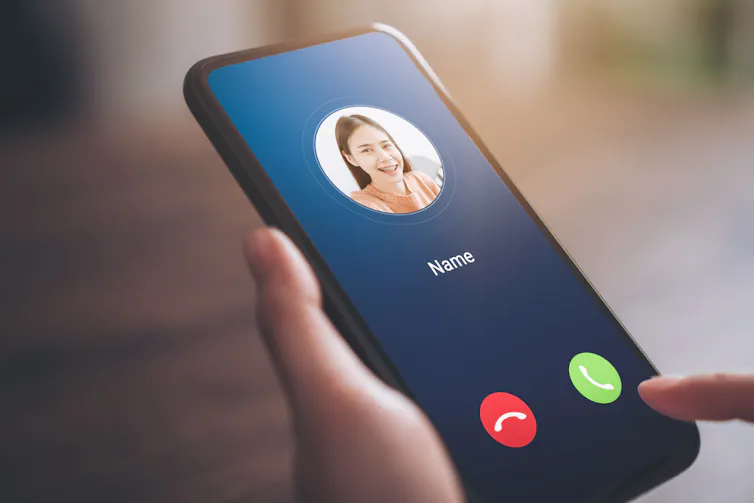 Écran de téléphone pour accepter ou refuser un appel