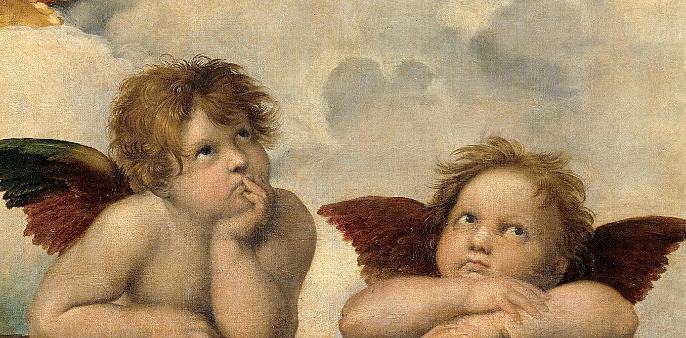 Winged baby angels are not biblical cherubs; they're putti.