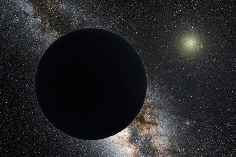 recreación artística de un planeta