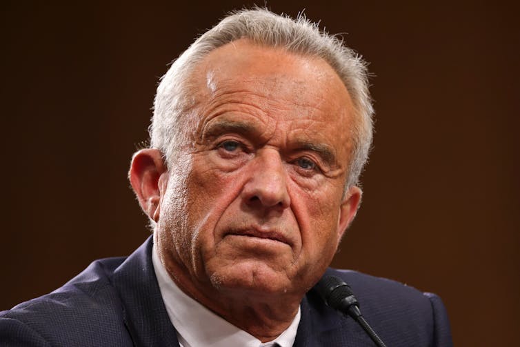 Një pamje e afërt e Robert F Kennedy Jr.