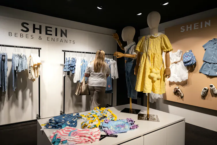 shein store in france.