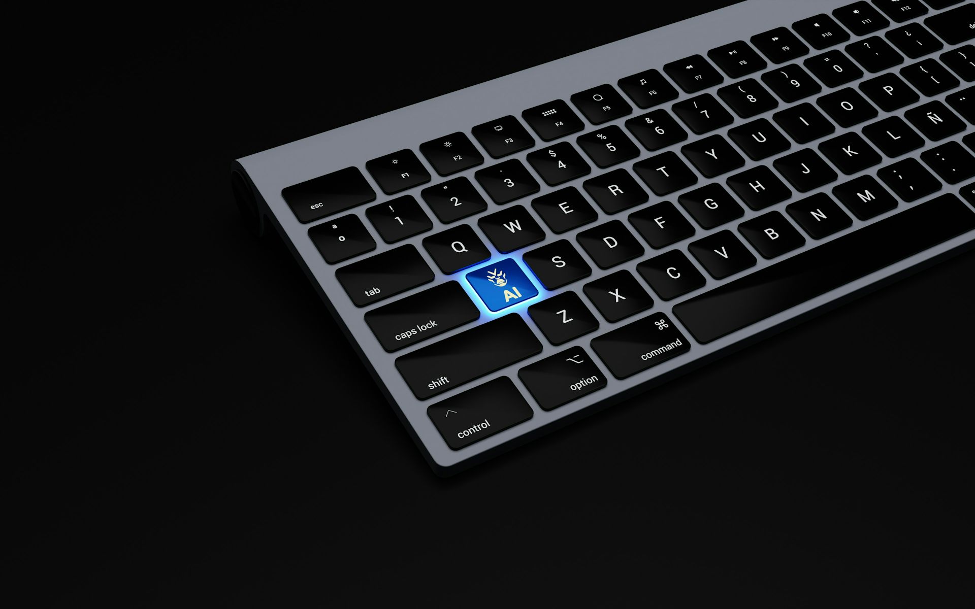 Une touche « AI » sur un clavier d’ordinateur
