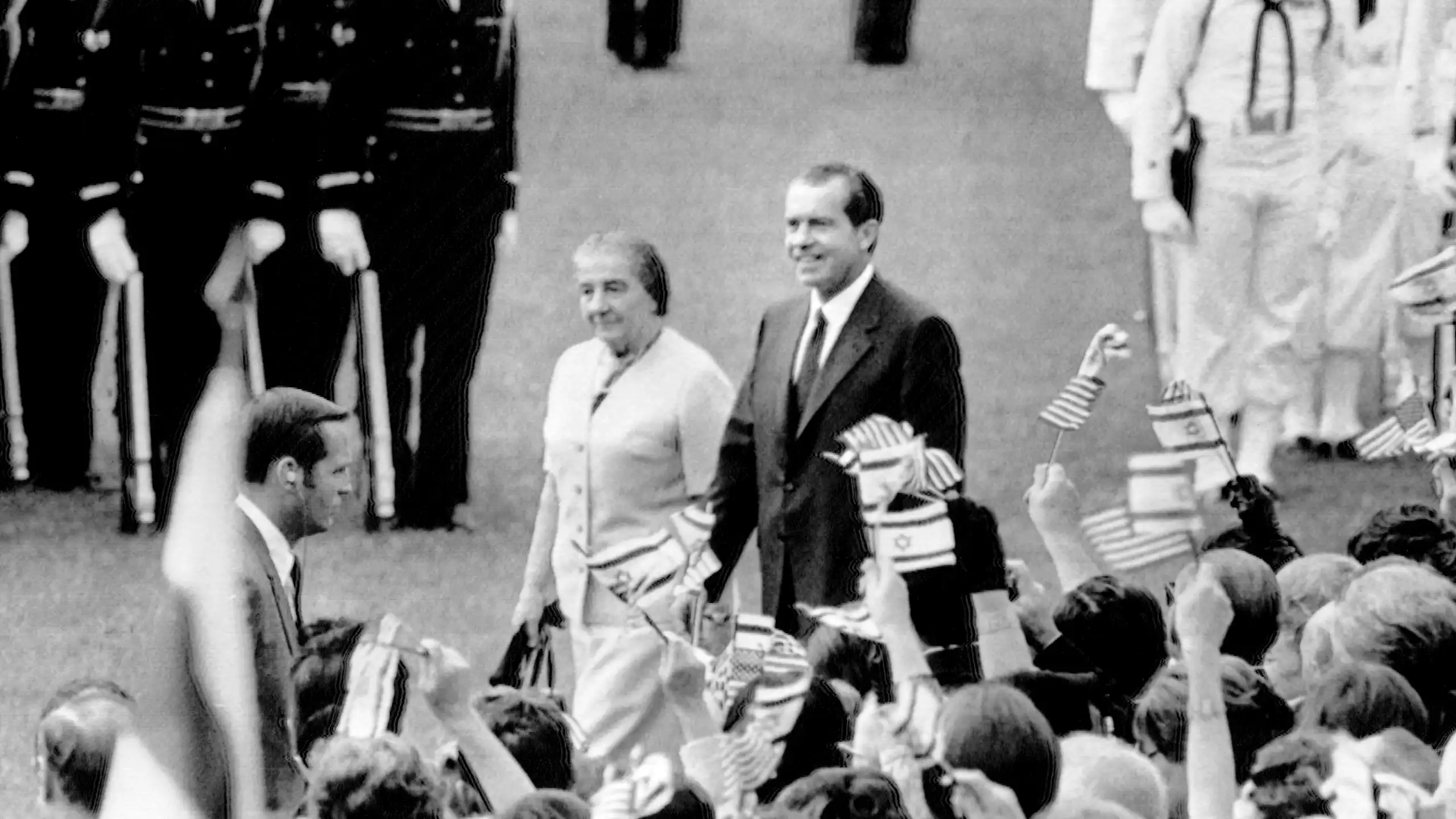 Golda Meir and Richard Nixon in 1969.