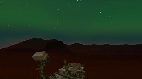 Mars : la planète rouge se pare de vert durant la nuit