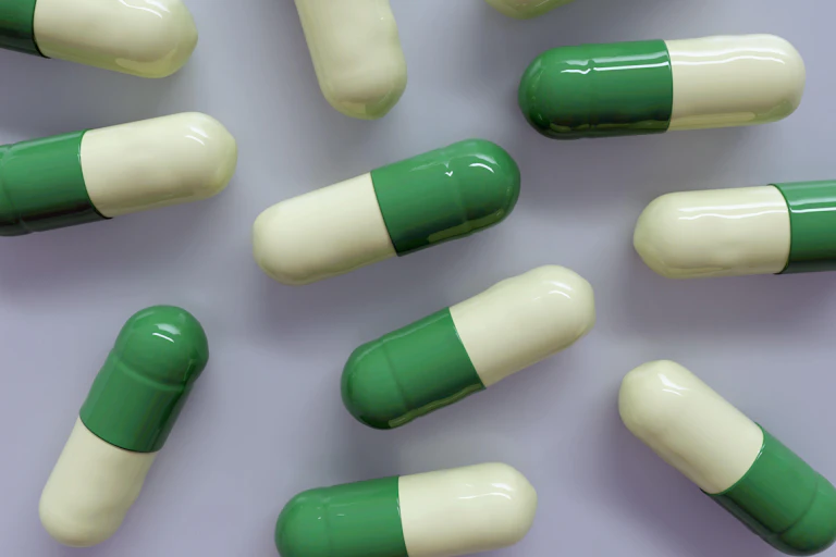 Fluoxetine pills.