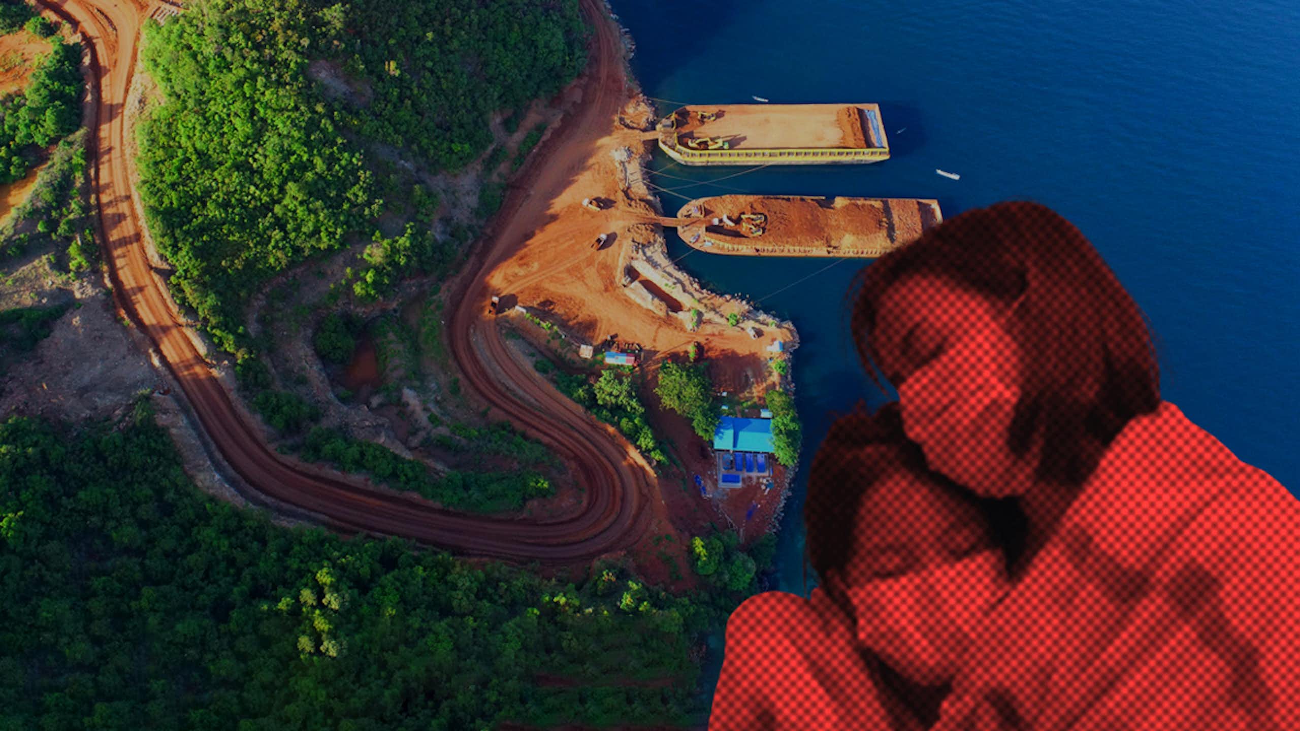 Ilustrasi penyakit yang ditimbulkan dari tambang nikel.