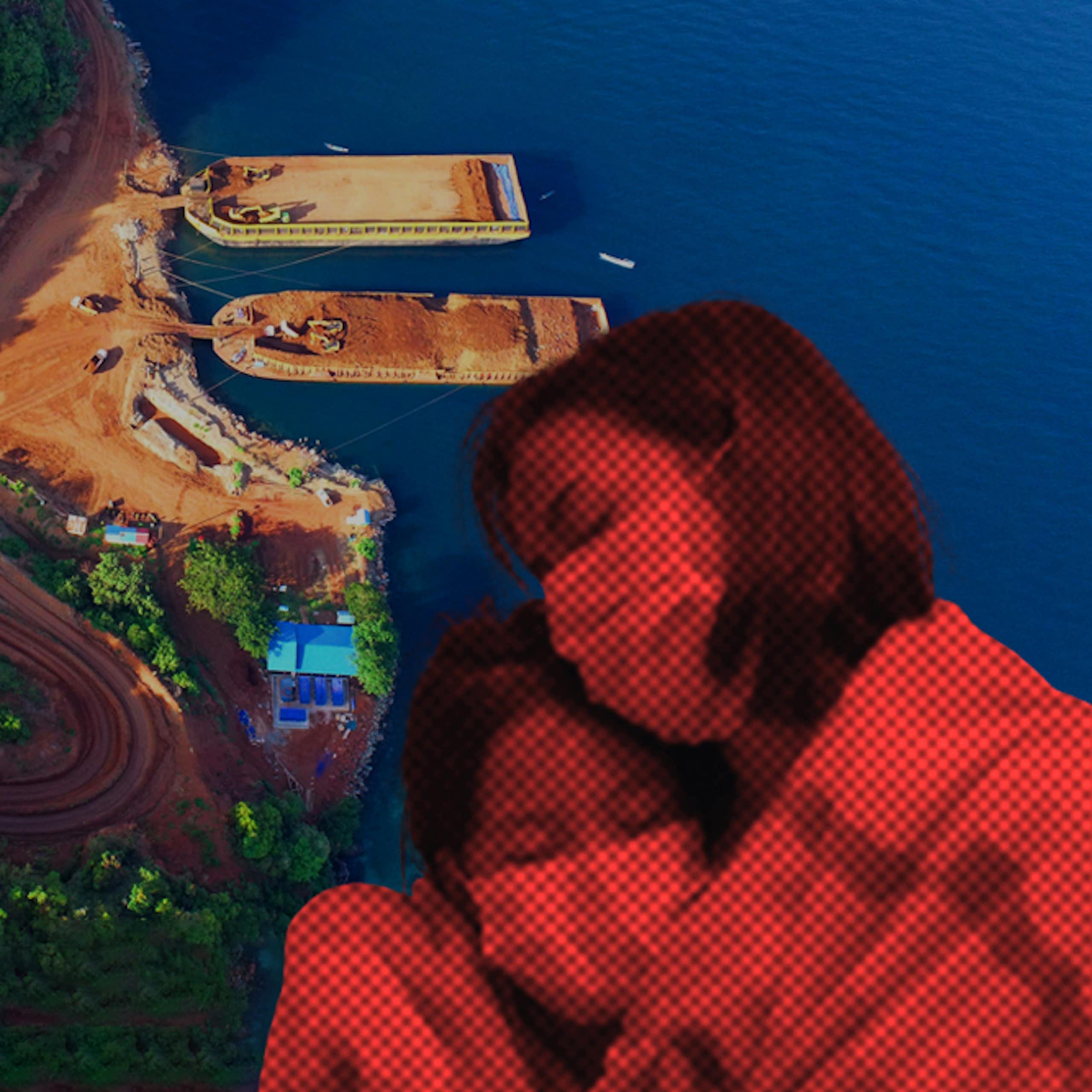 Ilustrasi penyakit yang ditimbulkan dari tambang nikel.