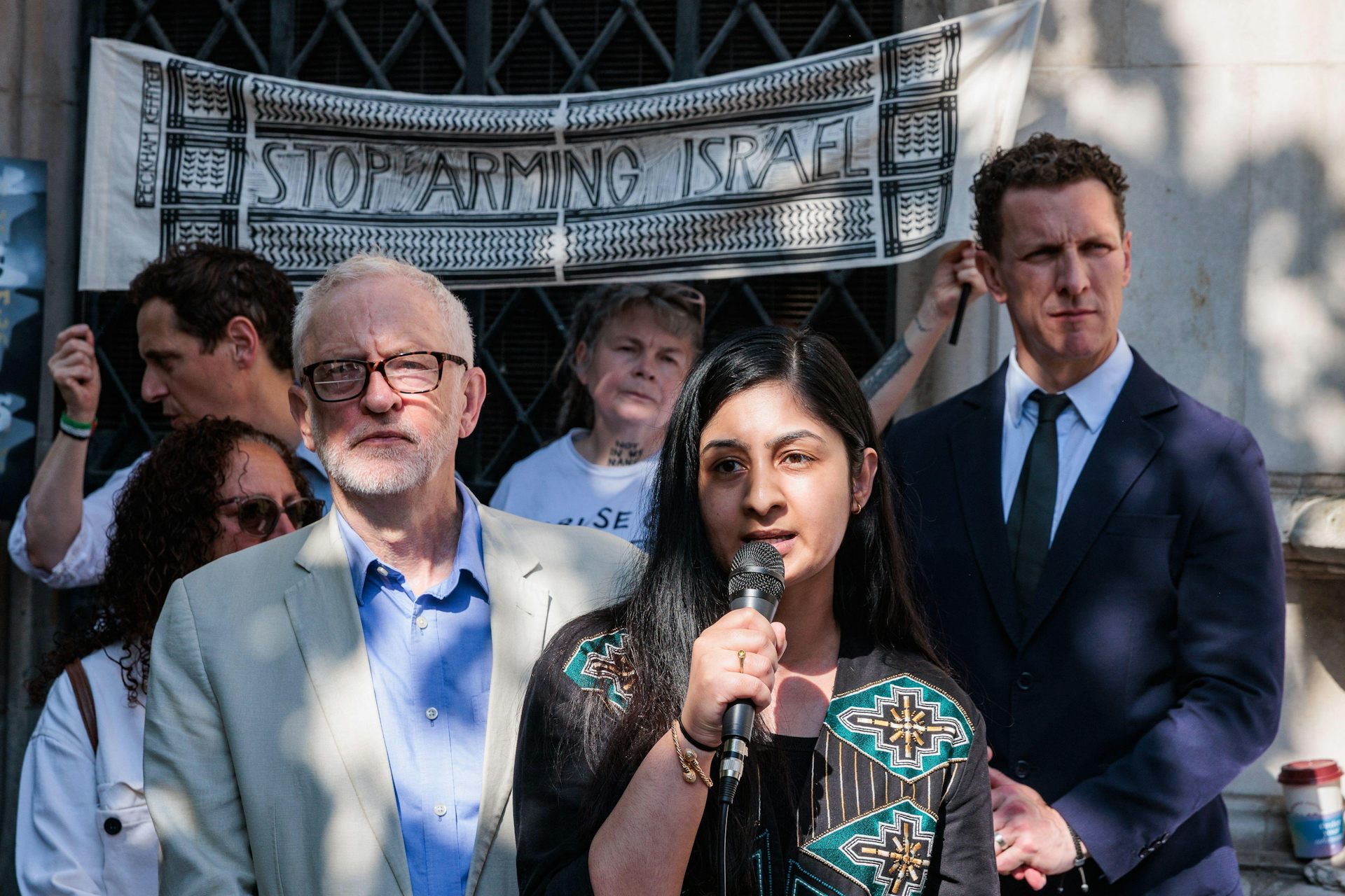 Jeremy Corbyn and Zarah Sultana