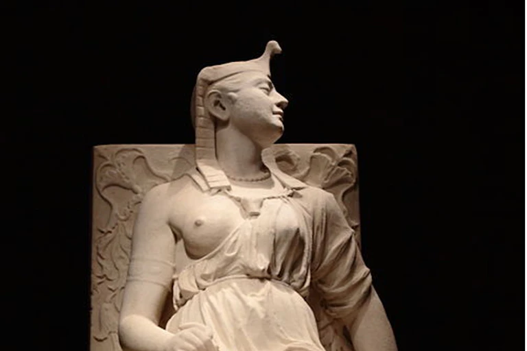 La Statue d’Edmonia Lewis, La Mort de Cléopâtre.