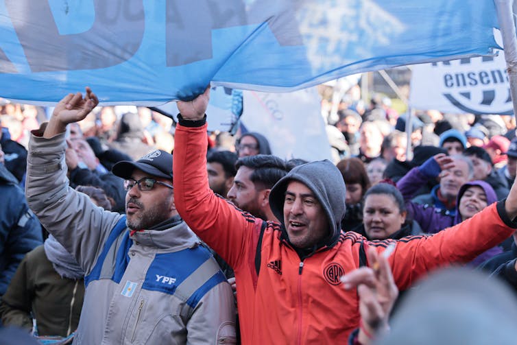 Kemi Badenoch says she desires to be Britain’s Javier Milei – however is the Argentinian president a style to apply? 1 People wave flags as they participate in a demonstration in Buenos Aires.