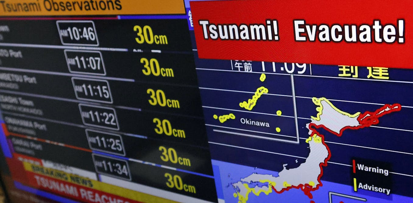Why the Pacific tsunami was smaller than expected – a geologist explains