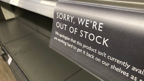 Why empty supermarket shelves make you uneasy – even if you don’t want the missing items