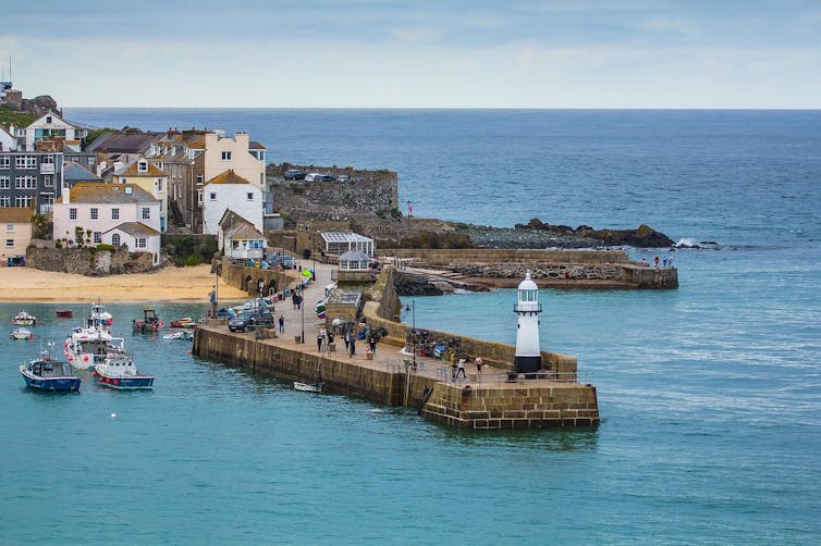 St Ives Harbour in Cornwall
