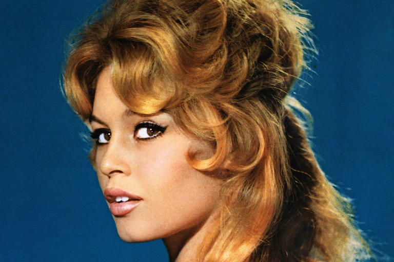 Bardot poses for an image in the 60s.