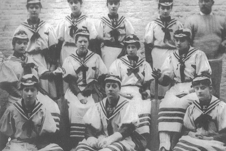 Some of the Original English Lady Cricketers.