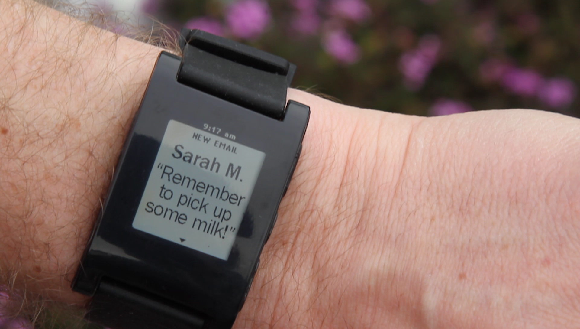 smartwatch with email