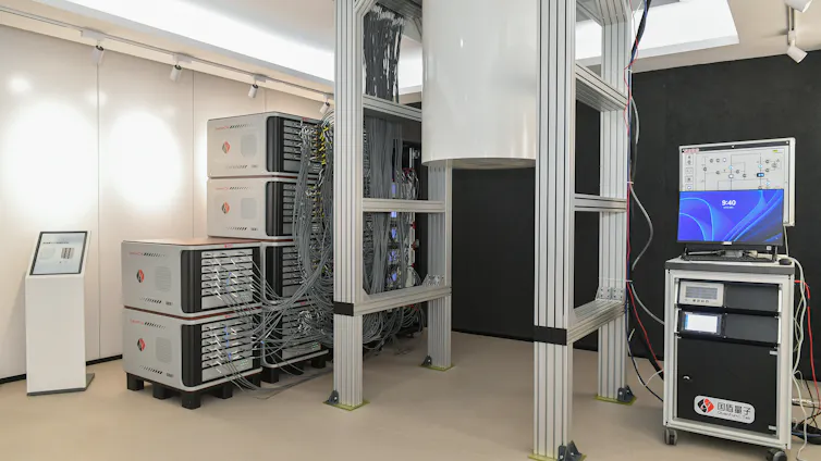 A group of small computers