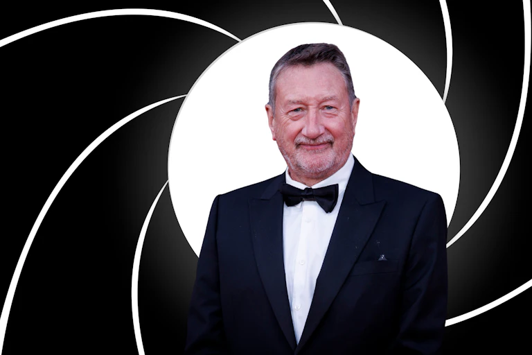 Steven Knight in a tuxedo