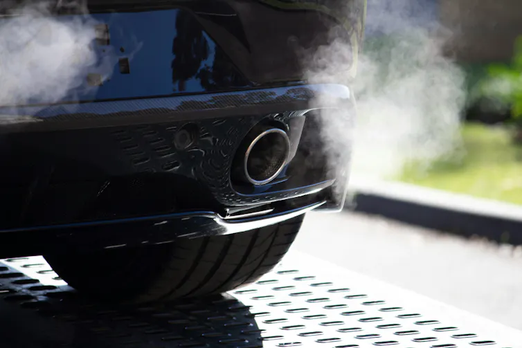 car exhaust.