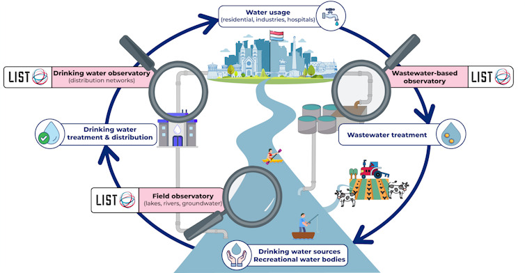 How Luxembourg detects microbes in its water provide ahead of they pose a well being chance 1 infographic to explain water monitoring