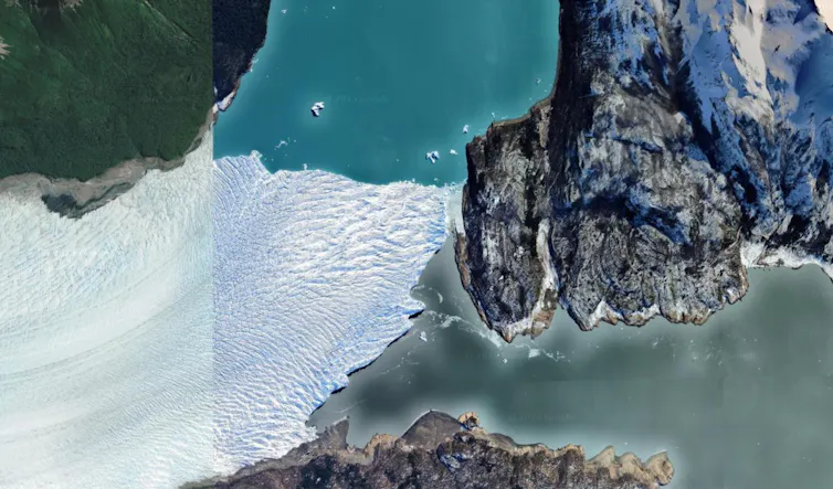 Satellite image of Perito Moreno