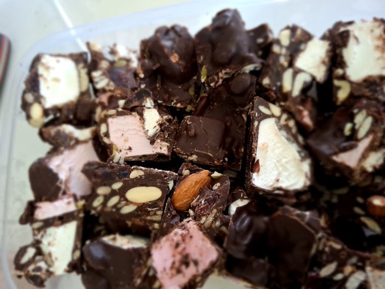 Rocky road.