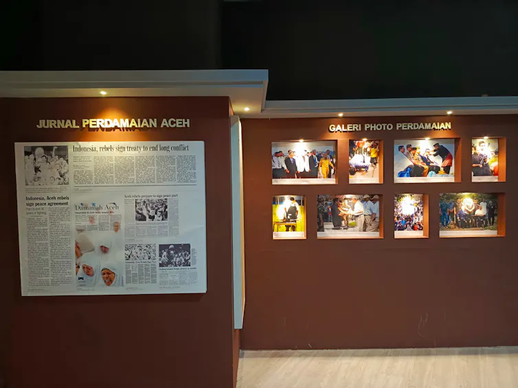 Perjanjian Helsinki ditandatangani oleh masing-masing perwakilan Indonesia dan GAM, difasilitasi oleh Finlandia. Ini menandai berakhirnya konflik bersenjata antara pemerintah dan GAM.