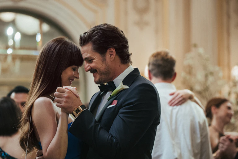 Lucy and Harry dance.