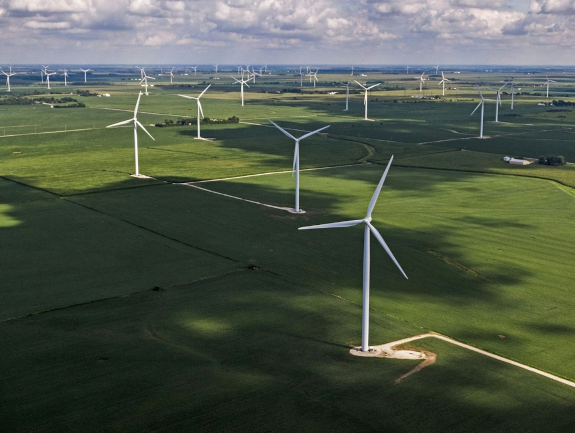 An onshore wind farm