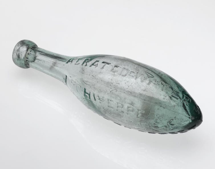 An early mineral water bottle.