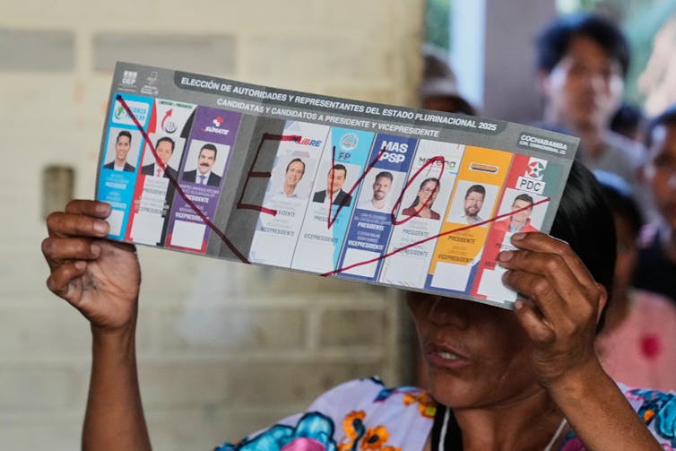Una persona tiene una lista de candidatos.