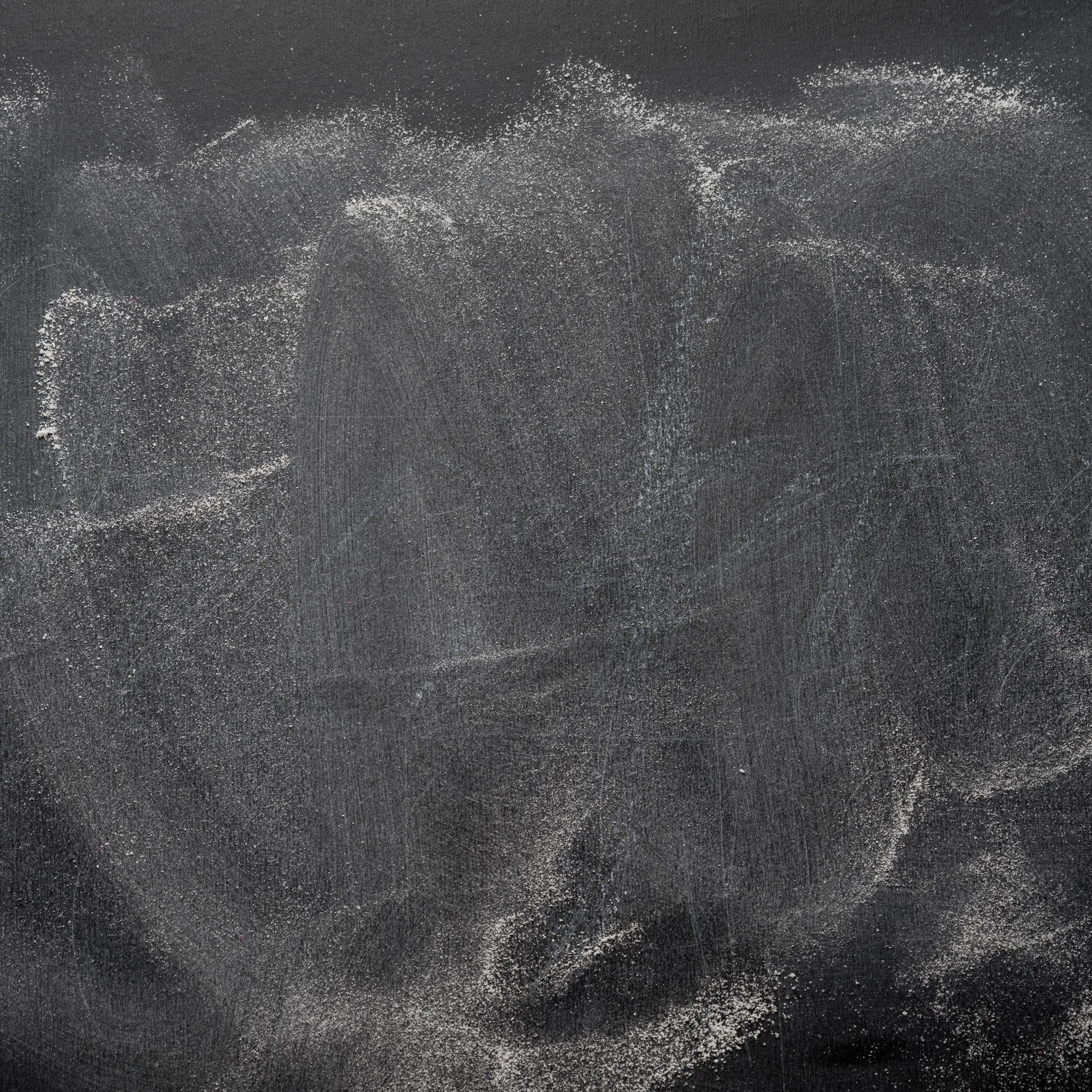 A blackboard on which everything has been erased.